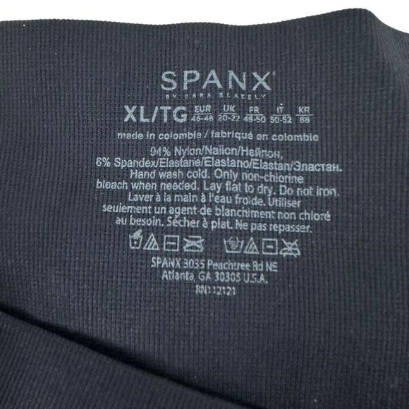 Spanx Look At Me Now Legging Dark Blue size XL - Picture 4 of 7